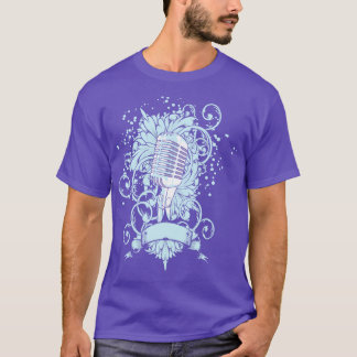 Microphone Illustration Gift Idea T-Shirt