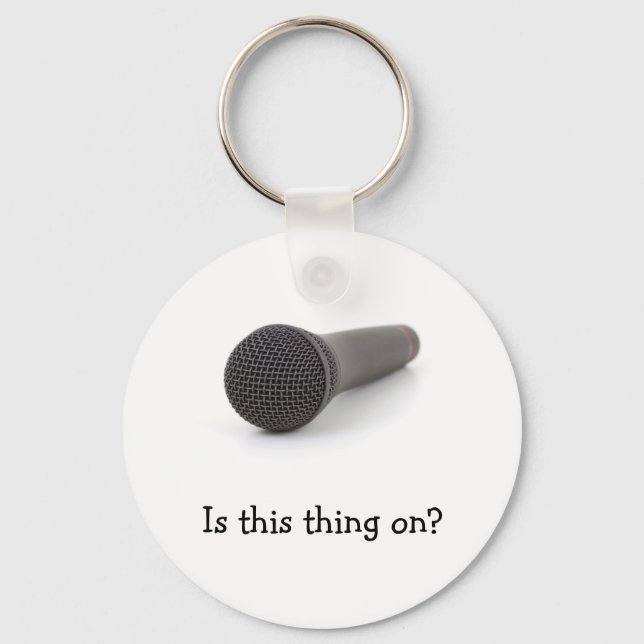 Microphone Key Ring (Front)