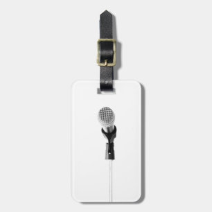 Microphone Luggage Tag