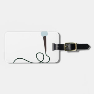 Microphone Luggage Tag