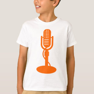 Microphone - Orange T-Shirt