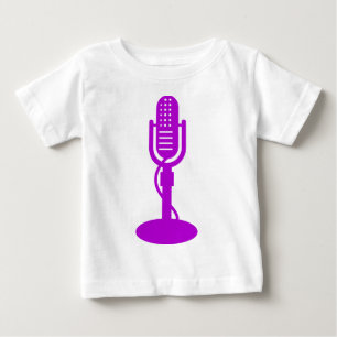 Microphone - Purple Baby T-Shirt