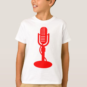 Microphone - Red T-Shirt