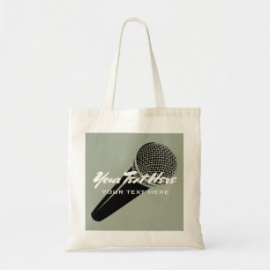 Microphone tote bags for music artist singers etc.