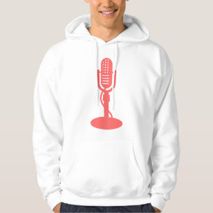 Microphone - Tropical pink Hoodie