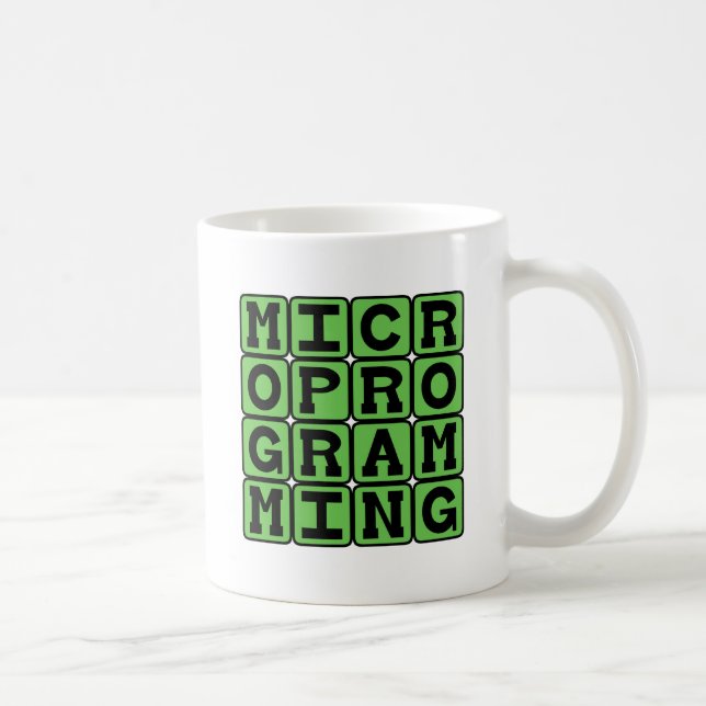 Microprogramming, Microcodes for Microprocessors Coffee Mug (Right)