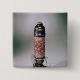 Microscope 15 Cm Square Badge