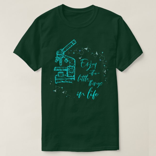 Microscope Biology T-Shirt (Design Front)