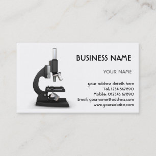 Microscope Business Card