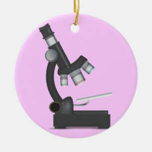 Microscope Ceramic Tree Decoration