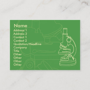 Microscope - Chubby Business Card