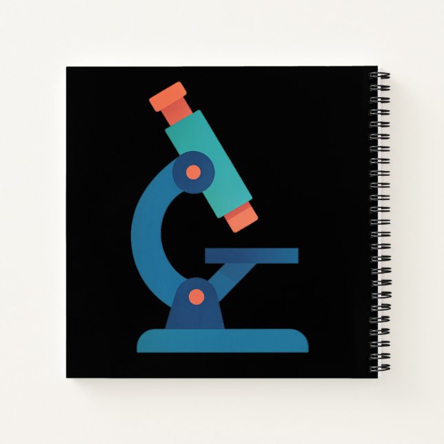 "Microscope Focus" Notebook (Back)