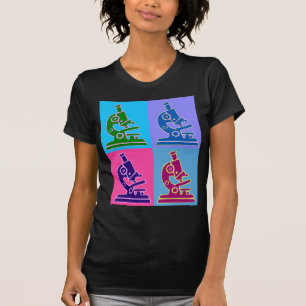 Microscope Pop Art T-Shirt