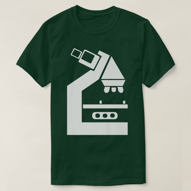 Microscope Science Class Club Premium  T-Shirt (Design Front)
