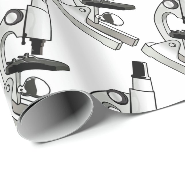 Microscope Wrapping Paper (Roll Corner)