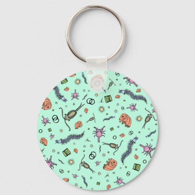 Microscopic animals key ring (Front)