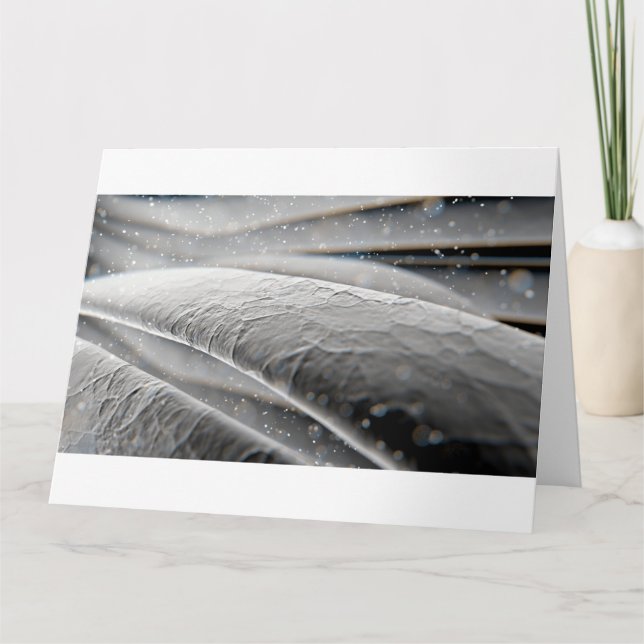 Microscopic Hair Strands Card (Front)