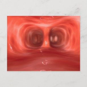 Microscopic View Inside The Human Lungs Postcard