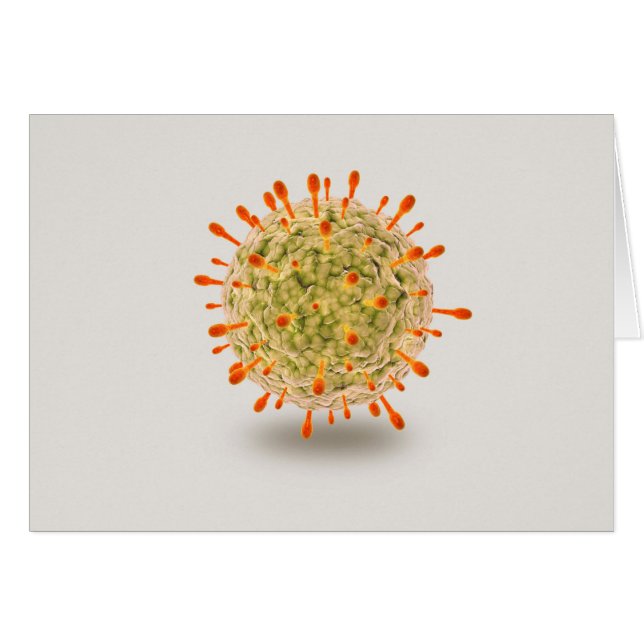 Microscopic View Of Herpes Virus 2 (Front Horizontal)