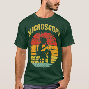 Microscopy Microscope Science Microbiology Design T-Shirt