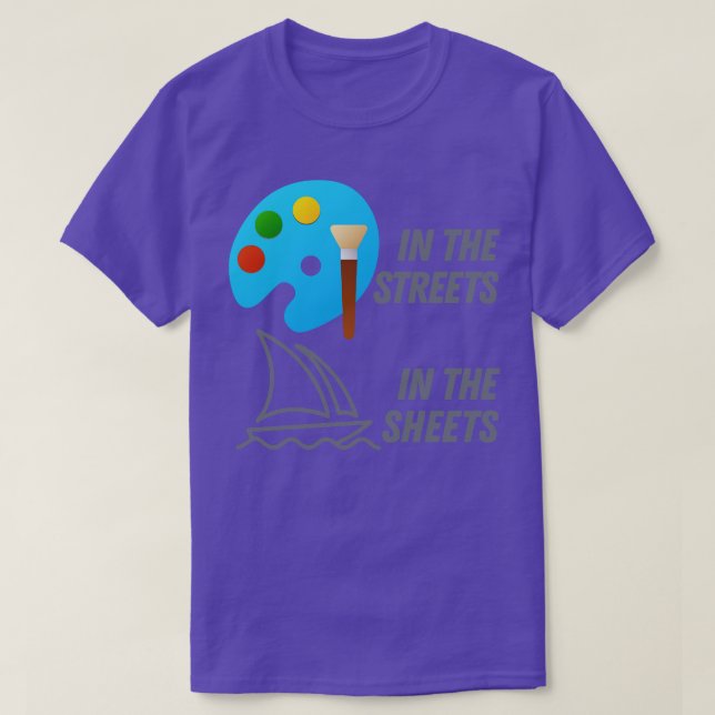 Microsoft Paint In The Sheets Midjourney In The Sh T-Shirt (Design Front)
