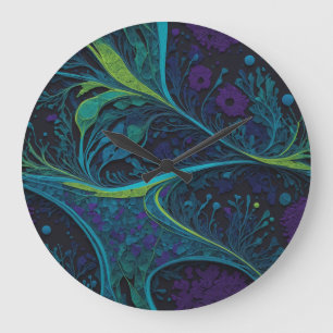 Microstructures style large clock