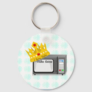 Microwave is King Key Ring