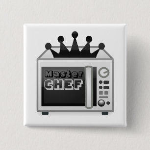 Microwave Master Chef 15 Cm Square Badge