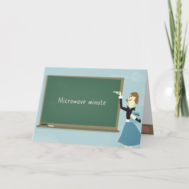 Microwave Minute Greeting Card (Front)