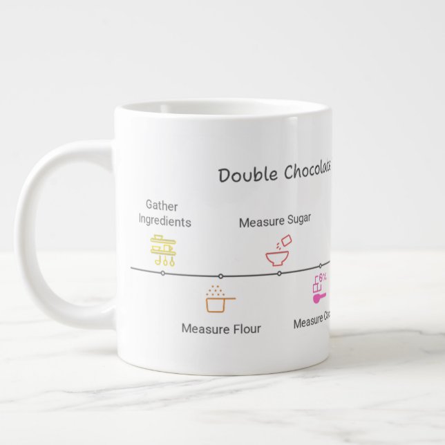 Microwave Mug with Double Chocolate Cake Recipe (Left)