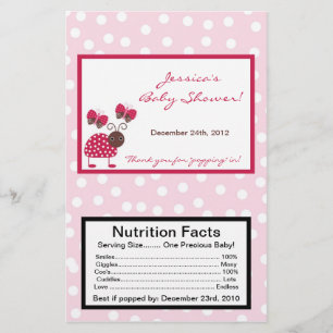 Microwave Popcorn Wrapper Berry Garden Lady Bug