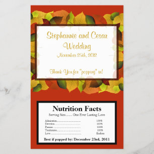 Microwave Popcorn Wrapper Foliage Leaves