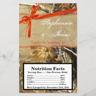 Microwave Popcorn Wrapper Hunters Camoflouge Camo