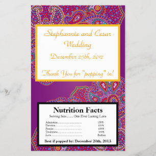 Microwave Popcorn Wrapper Purple Palace India