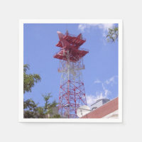 Microwave Relay Radio Telecom Tower