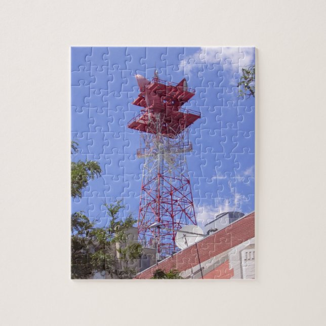 Microwave Relay Radio Telecom Tower Puzzle (Vertical)