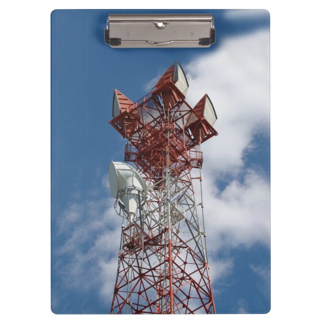 Microwave Telecommunications Tower Clipboard (Front)
