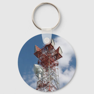 Microwave Telecommunications Tower Key Ring