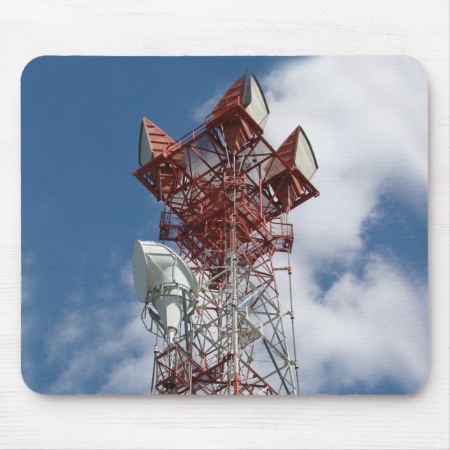 Microwave Telecommunications Tower Mouse Pad (Front)
