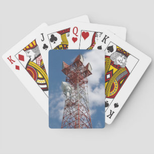 Microwave Telecommunications Tower Playing Cards