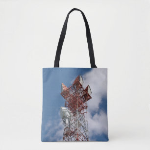 Microwave Telecommunications Tower Tote Bag