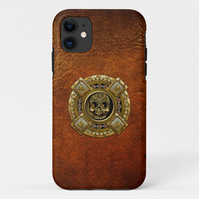 Mictlantecuhtli – Aztec God of Death Case-Mate iPhone Case (Back)