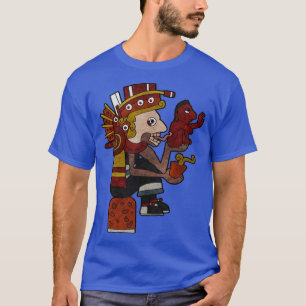 Mictlantecuhtli God Of Death Aztec God Mayan Inca  T-Shirt