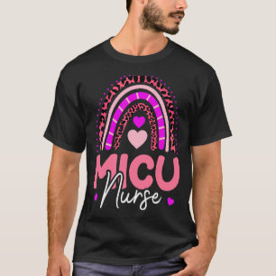 Micu Nurse Medical Intensive Care Unit Leopard Rai T-Shirt