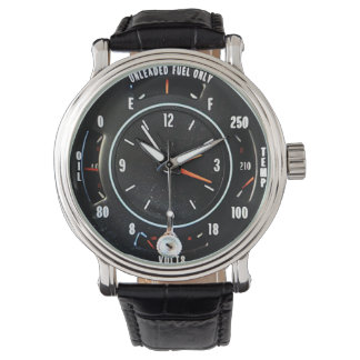 Mid 1970s Classic Car Clock With Gauges Watch