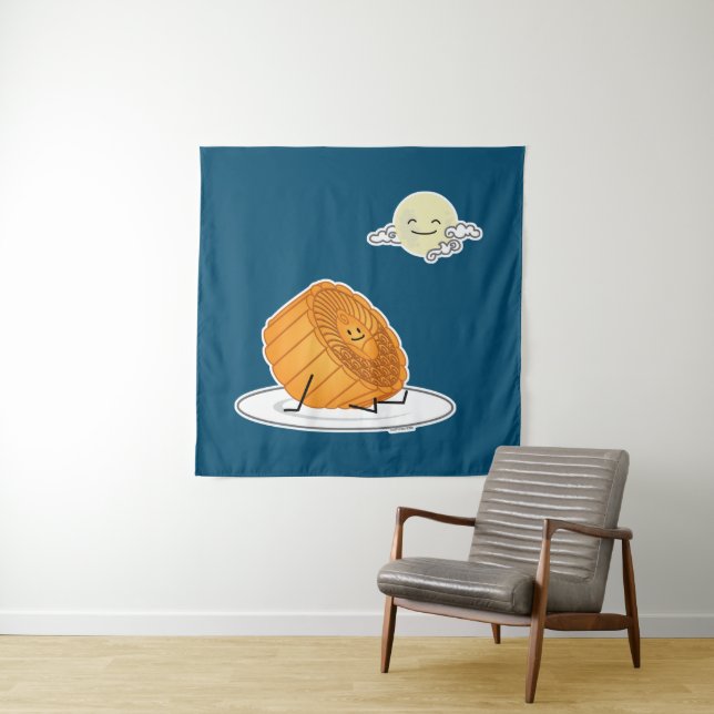 Mid Autumn Festival Moon cake lunar mooncakes past Tapestry (In Situ)
