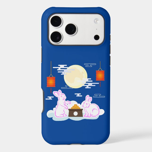 Mid Autumn Festival Moon Rabbit Mooncake Clouds (Back)