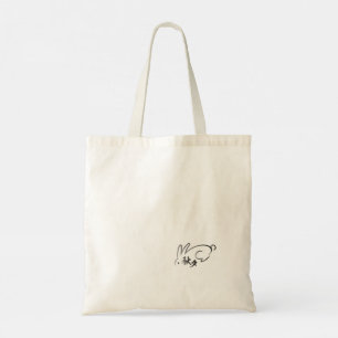 Mid-Autumn Harvest Moon Lantern Festival Rabbit Tote Bag