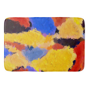 Mid Century Abstract Bath Mat