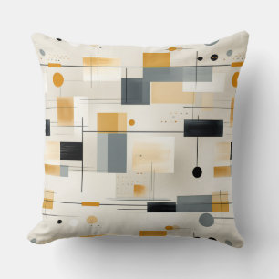 Mid Century Abstract Cushion